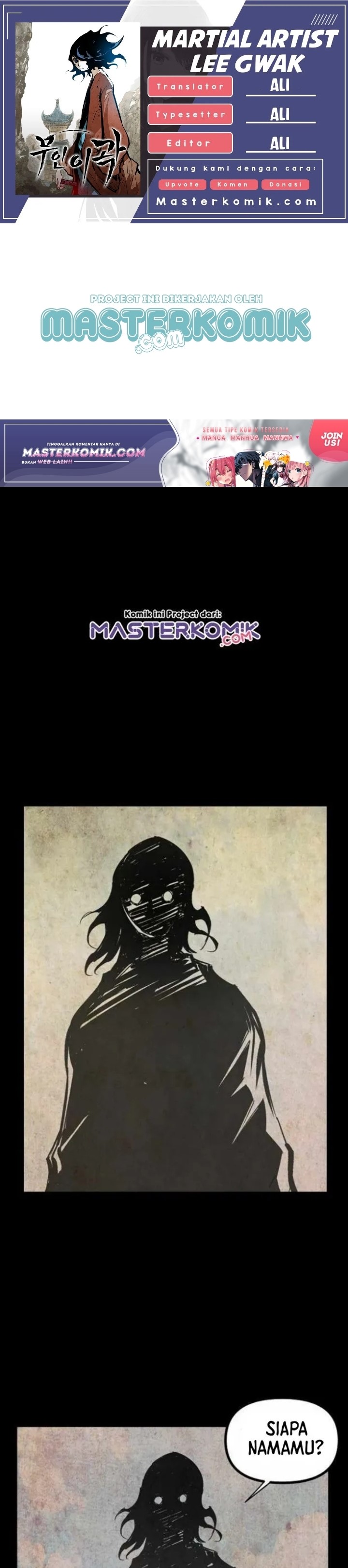 Martial Artist Lee Gwak Chapter 01 Gambar 1