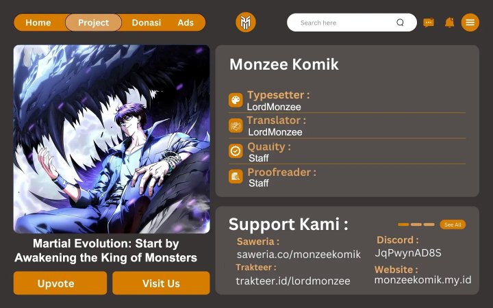 Martial Evolution: Start by Awakening the King of Monsters Chapter 16 Gambar 1