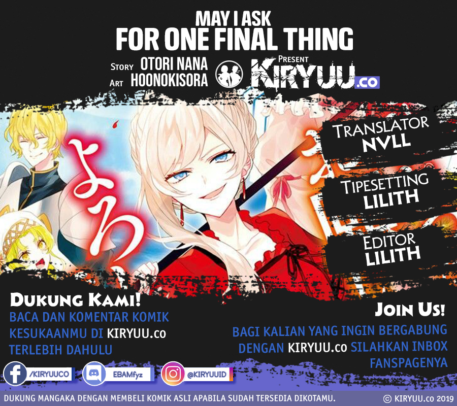 May I Ask for One Final Thing? Chapter 03 Gambar 1
