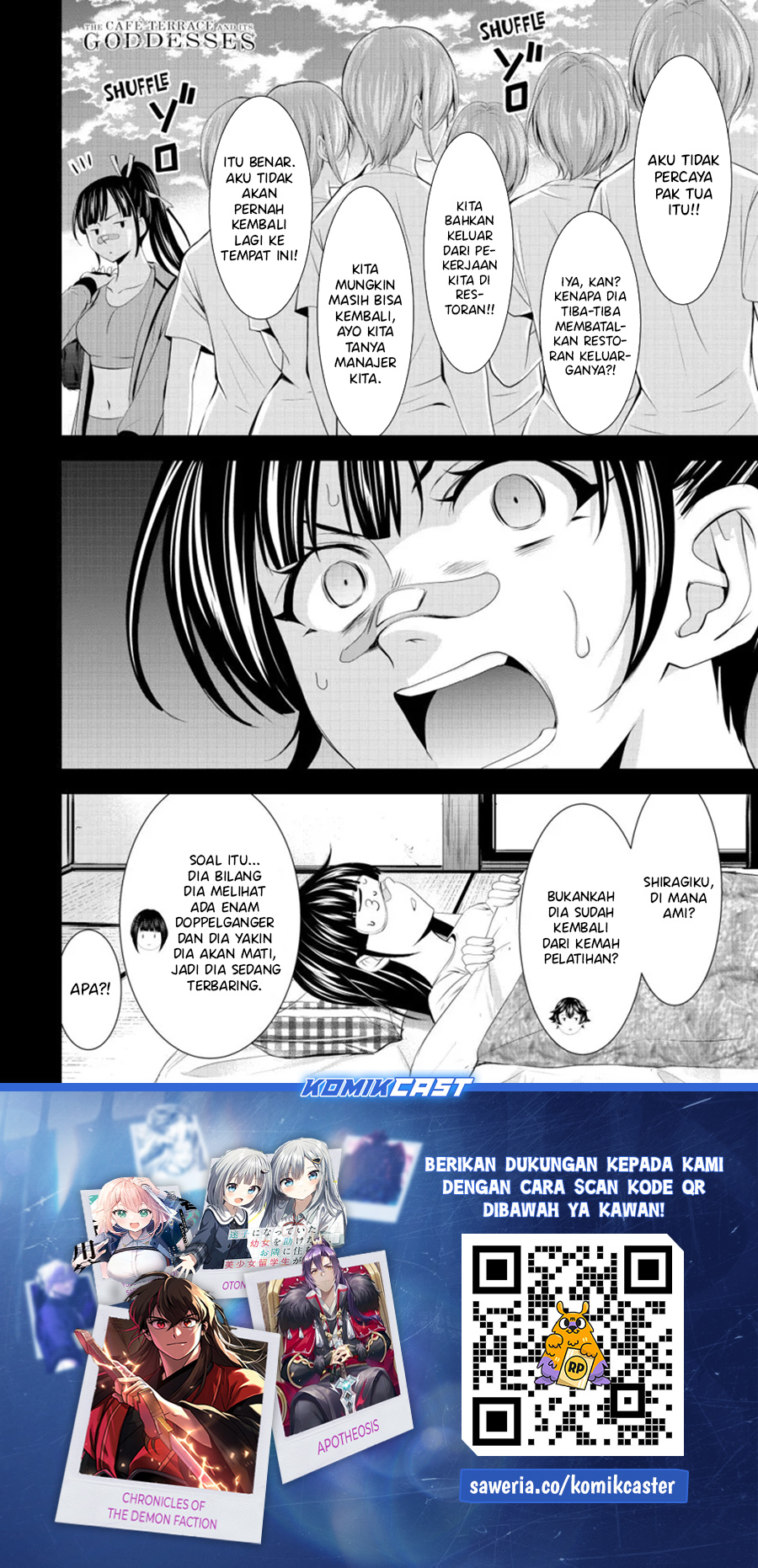 Megami no Kafeterasu Chapter 163 Gambar 19
