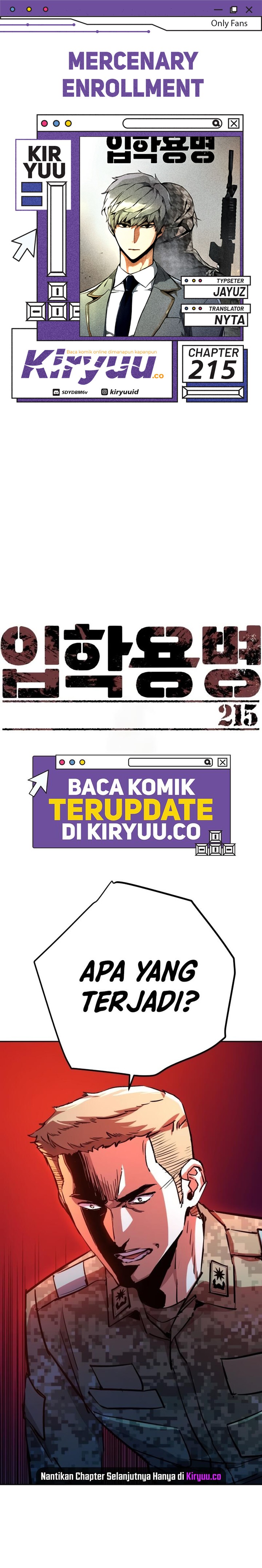 Mercenary Enrollment Chapter 215 Gambar 1