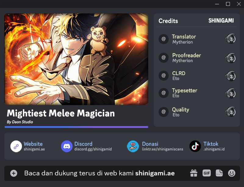 Mightiest Melee Magician Chapter 32 Gambar 1