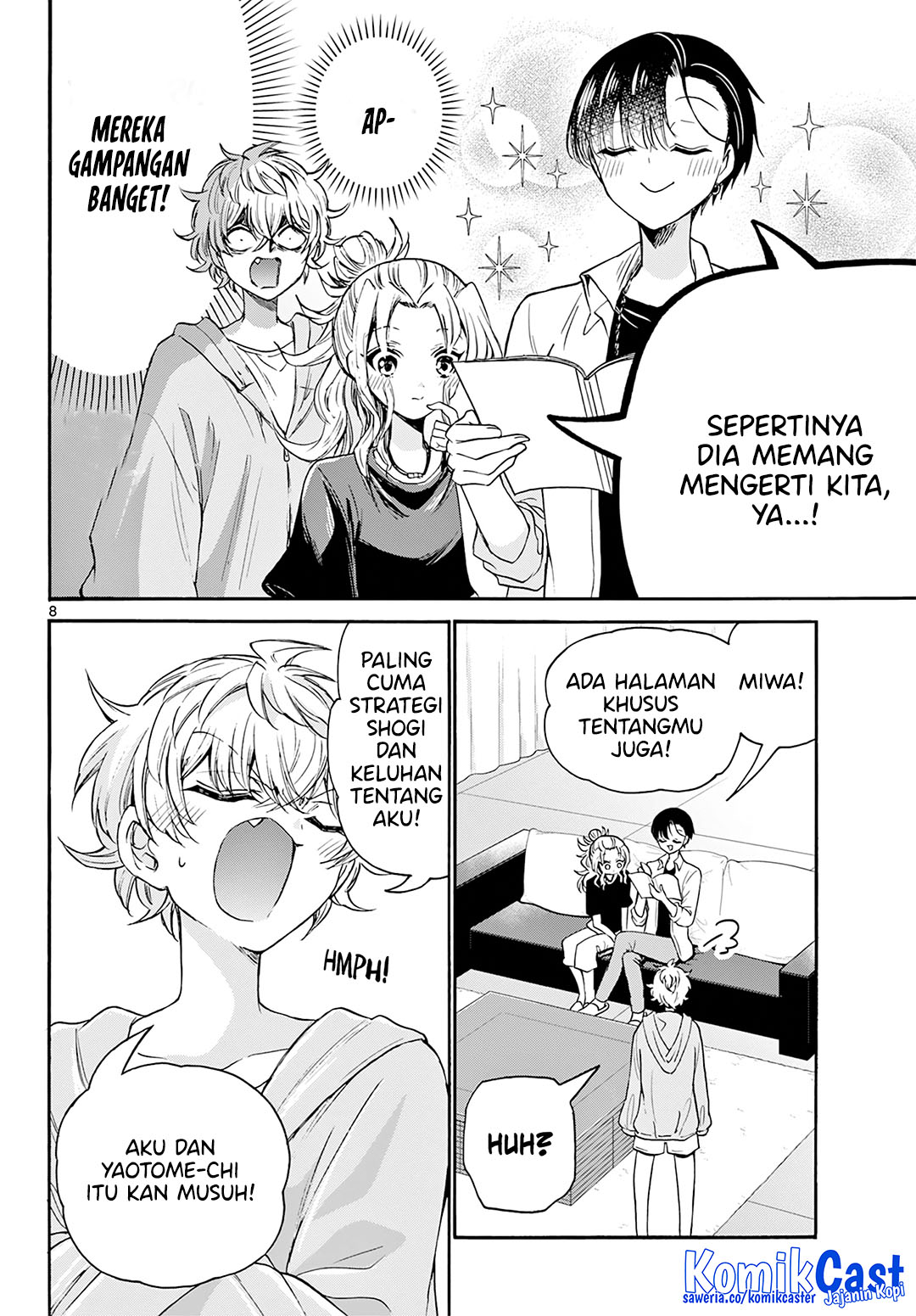 Mikadono Sanshimai wa Angai, Choroi Chapter 49 Gambar 9