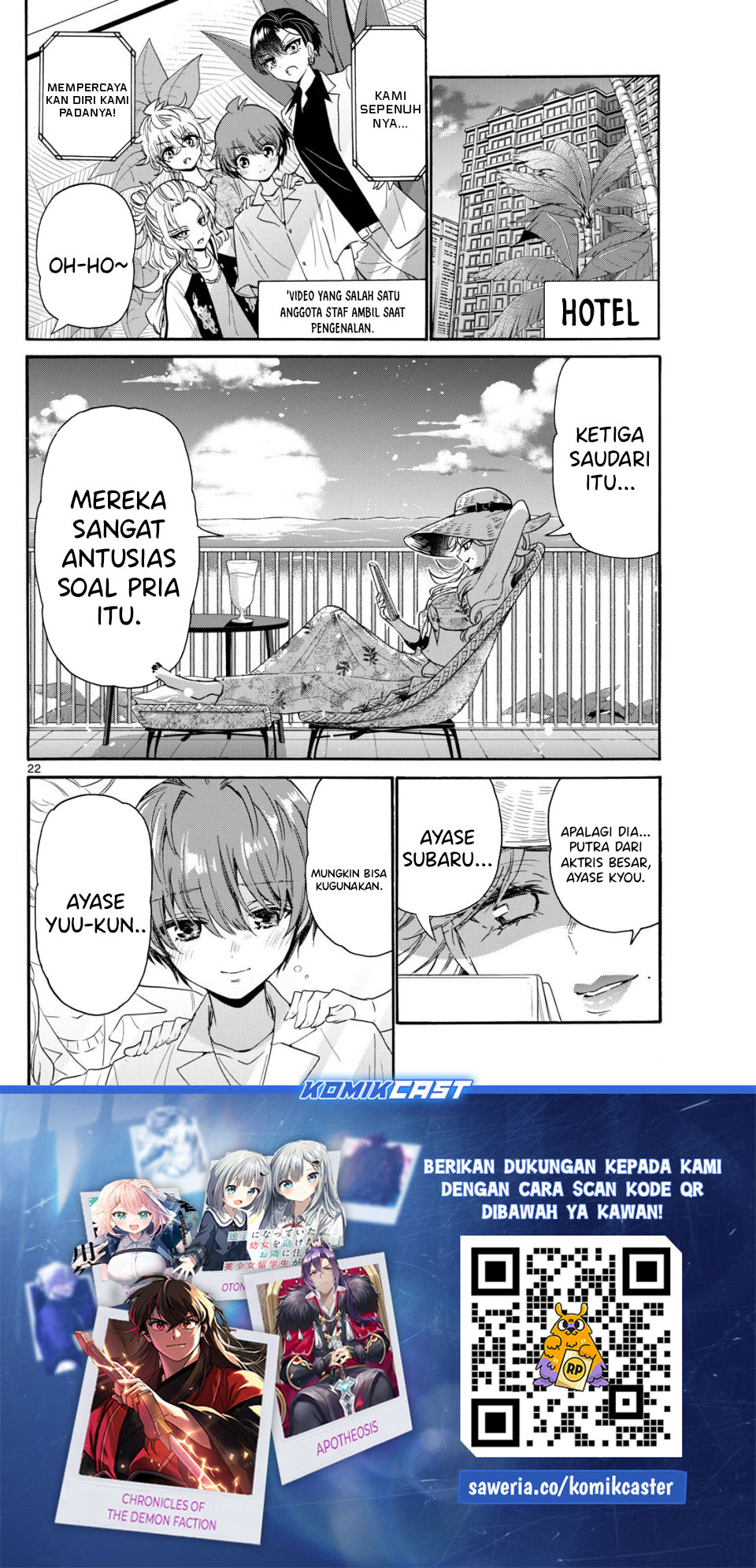 Mikadono Sanshimai wa Angai, Choroi Chapter 86 Gambar 23