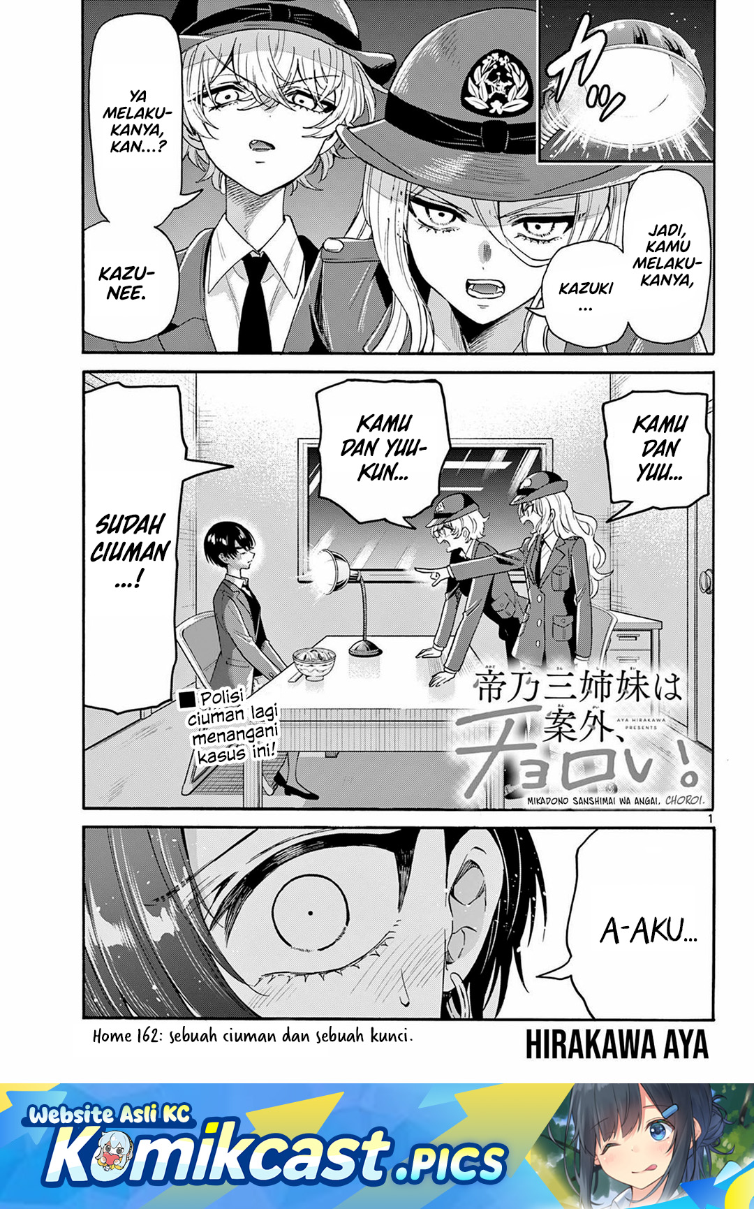 Mikadono Sanshimai wa Angai, Choroi Chapter 162 Gambar 2