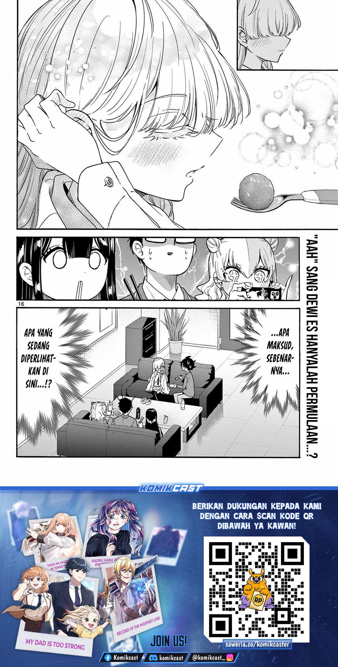 Mikadono Sanshimai wa Angai, Choroi Chapter 168 Gambar 17