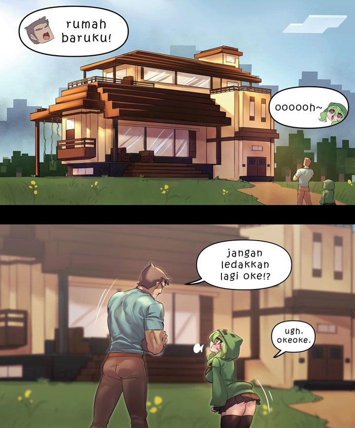 Minecraft Waifu Chapter 14 Fix Gambar 4