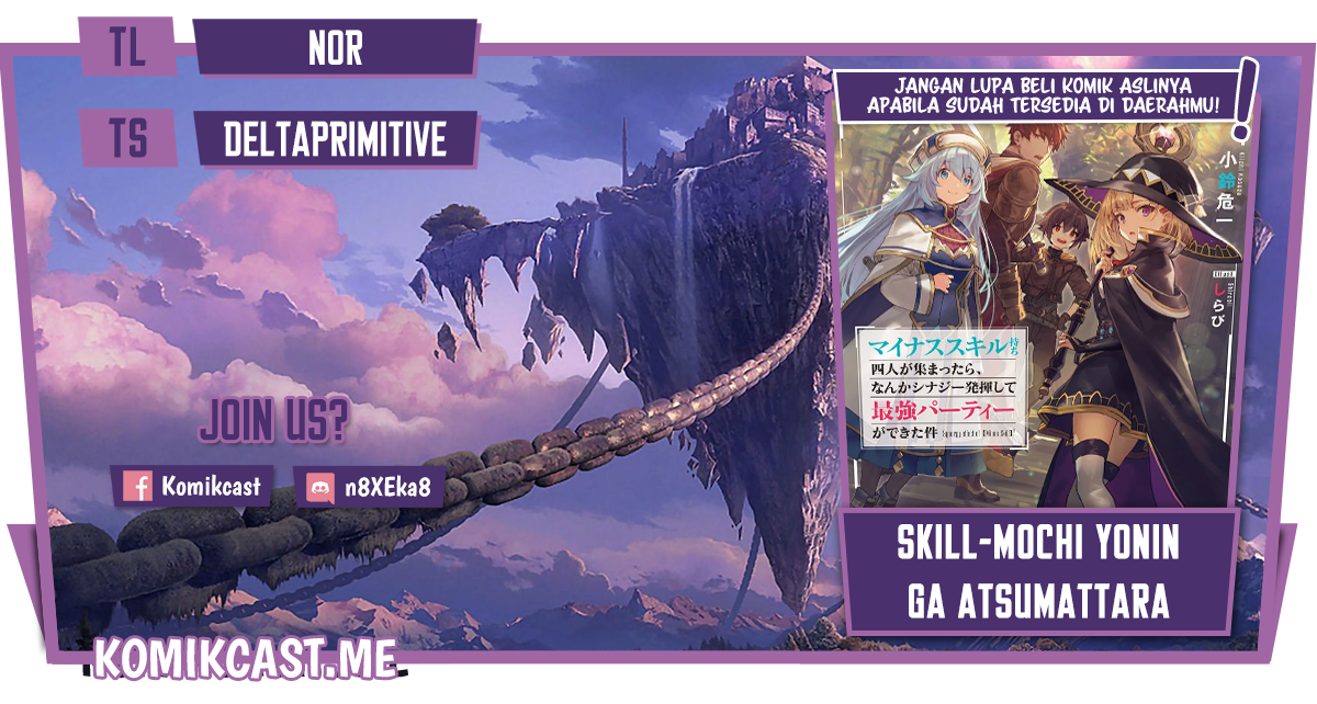 Minus Skill-mochi Yonin ga Atsumattara, Nanka Synergy Hakki Shite Saikyou Party ga Dekita Ken Chapter 04 Gambar 1