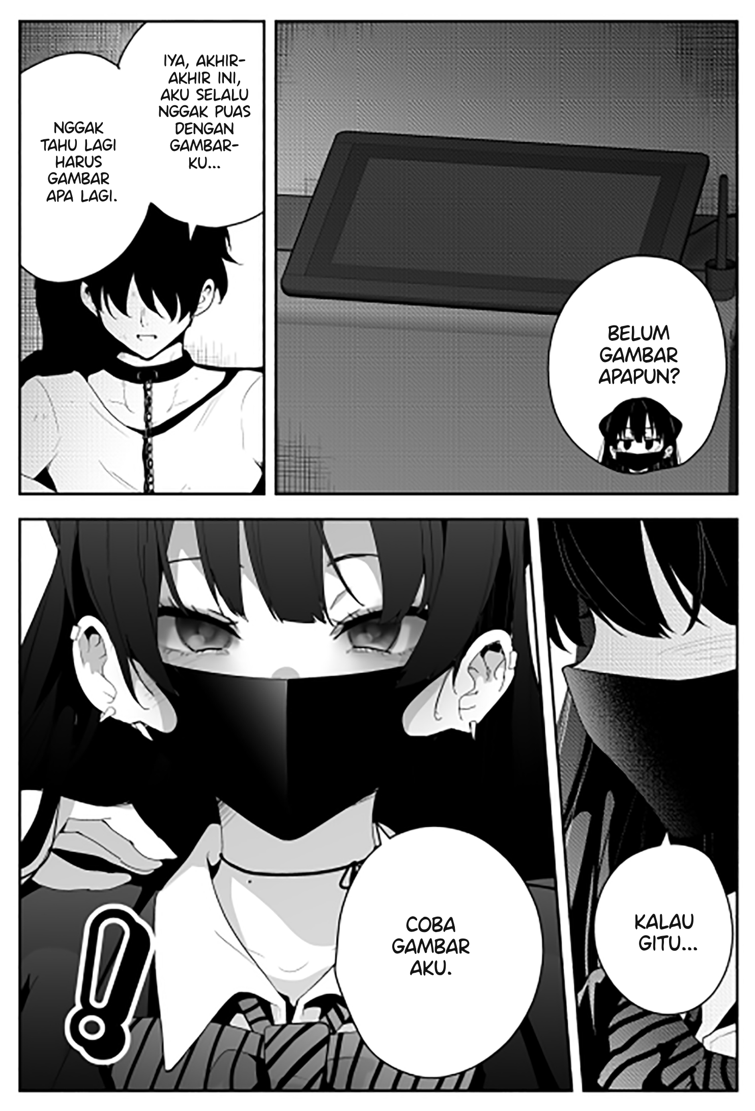 Mishiranu Joshikousei ni Kankensareta Mangaka no Hanashi (The Story of a Manga Artist Confined by a Strange High School Girl) Chapter 03 Gambar 2