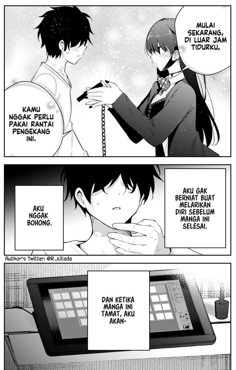 Mishiranu Joshikousei ni Kankensareta Mangaka no Hanashi (The Story of a Manga Artist Confined by a Strange High School Girl) Chapter 26 Gambar 4
