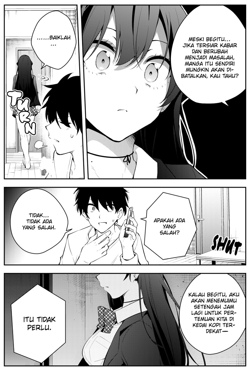 Mishiranu Joshikousei ni Kankensareta Mangaka no Hanashi (The Story of a Manga Artist Confined by a Strange High School Girl) Chapter 40 Gambar 7