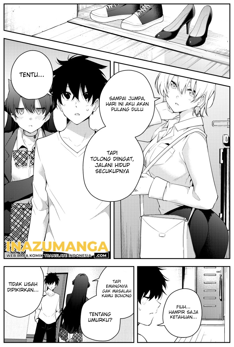Mishiranu Joshikousei ni Kankensareta Mangaka no Hanashi (The Story of a Manga Artist Confined by a Strange High School Girl) Chapter 42 Gambar 2