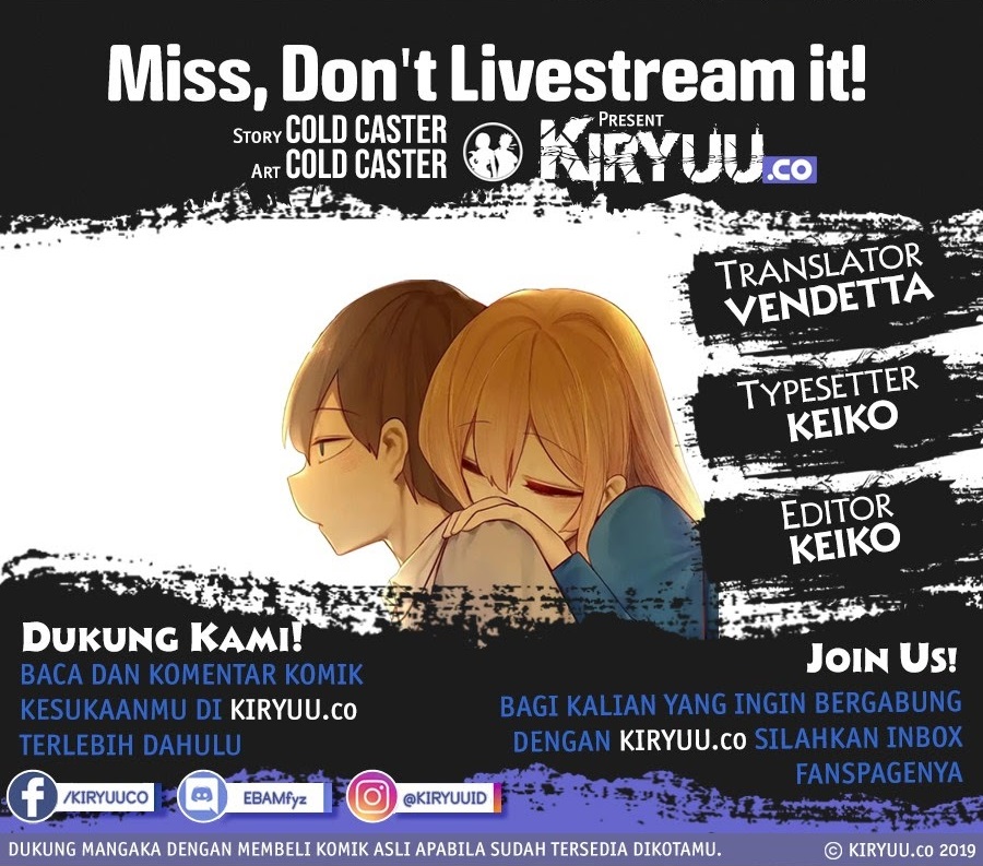 Miss, don’t livestream it! Chapter 13 Gambar 1
