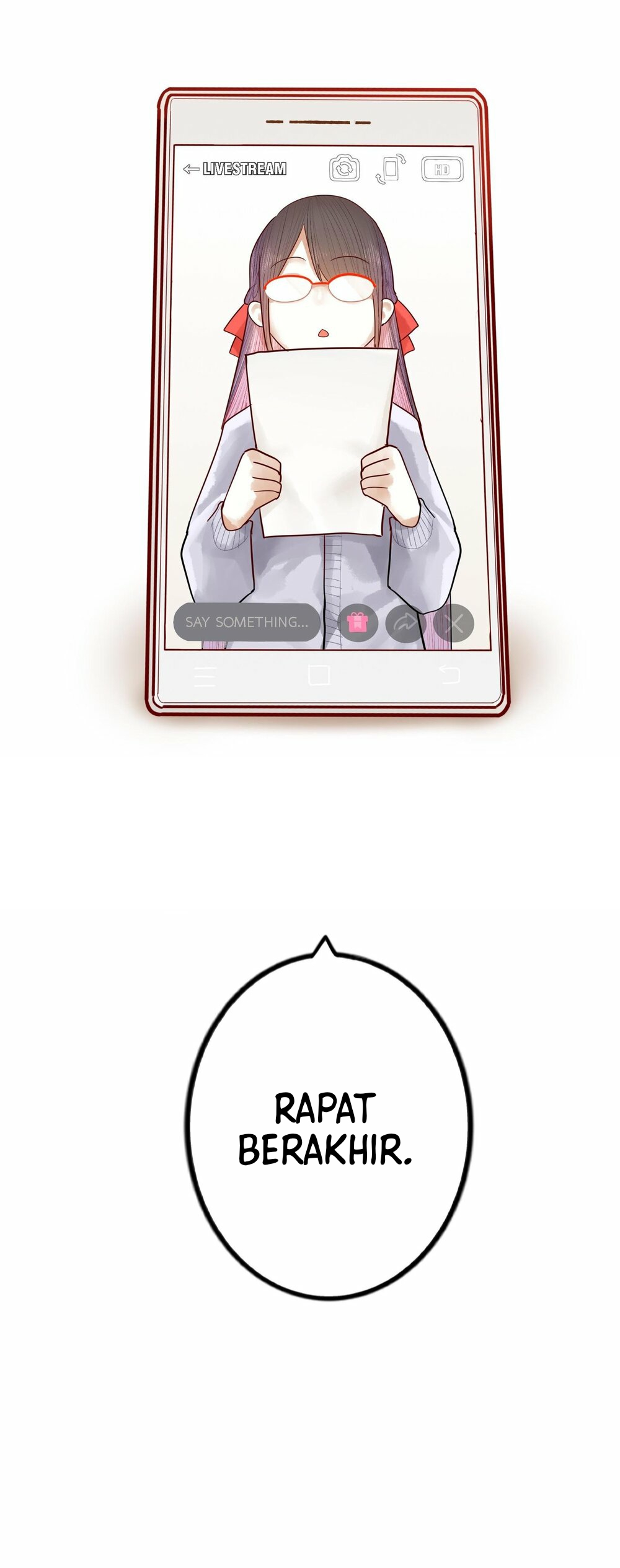 Miss, don’t livestream it! Chapter 26.1 Gambar 4