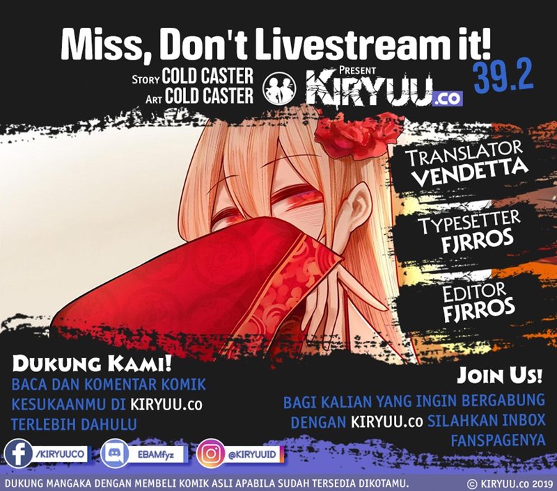 Miss, don’t livestream it! Chapter 39.2 Gambar 1