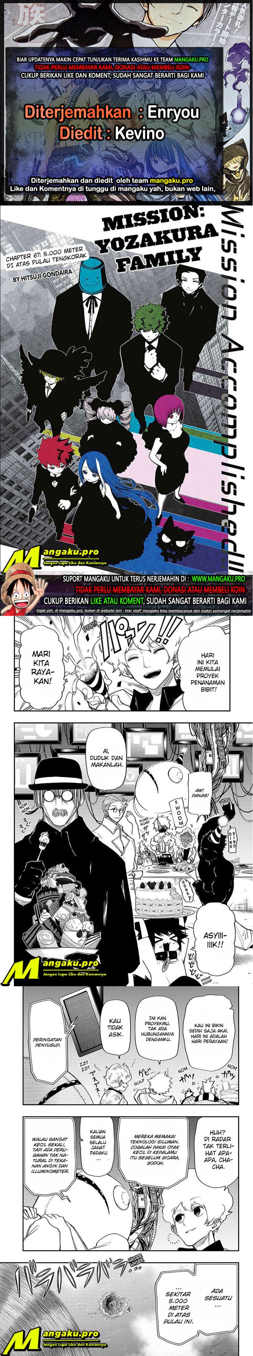 Mission: Yozakura Family Chapter 67 Gambar 1