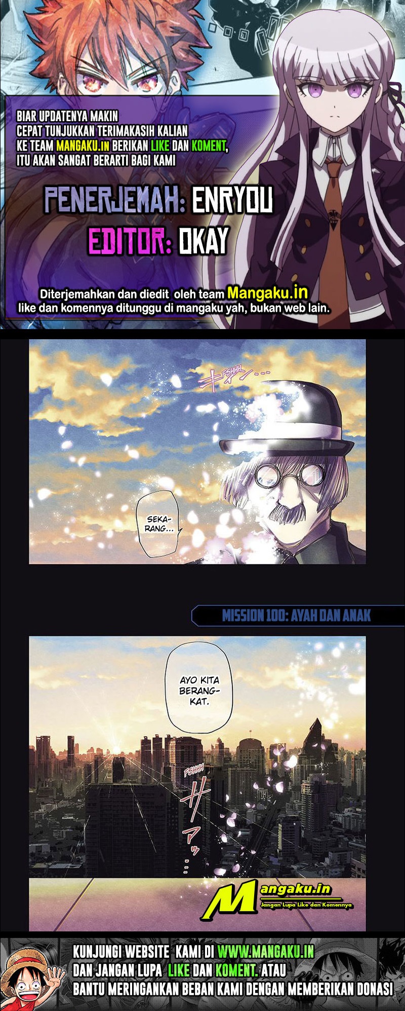 Mission: Yozakura Family Chapter 100 Gambar 1