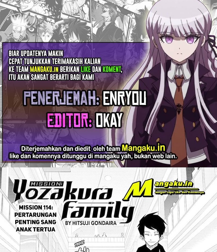 Mission: Yozakura Family Chapter 114 Gambar 1