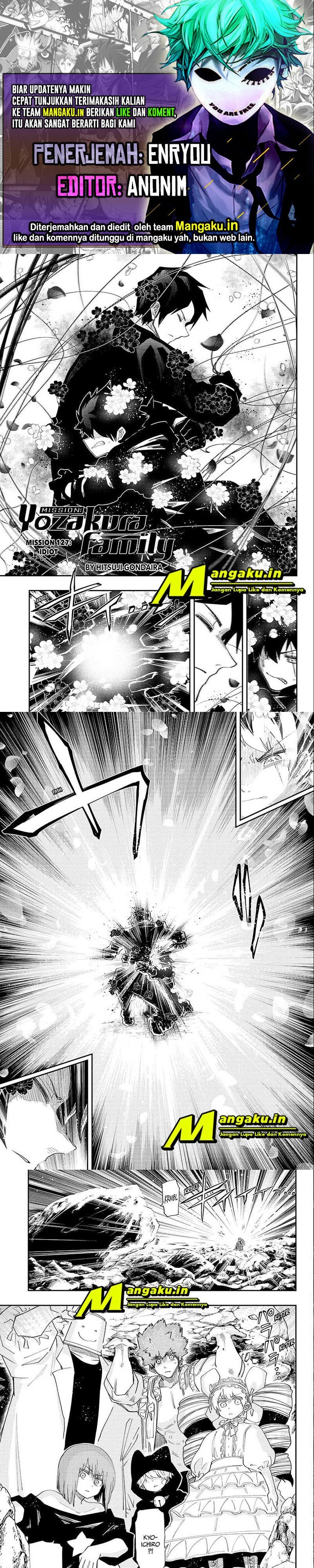 Mission: Yozakura Family Chapter 127 Gambar 1