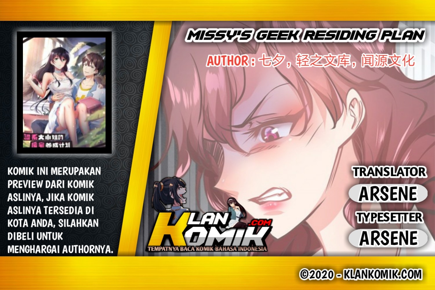 Missy’s Geek Residing Plan Chapter 03 Gambar 1