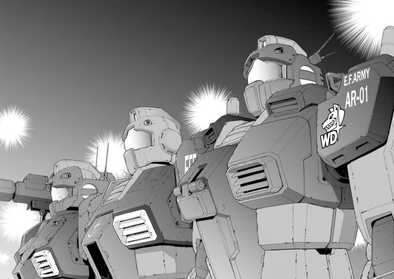 Mobile Suit Gundam Ground Zero Rise From the Ashes Chapter 03 Gambar 4