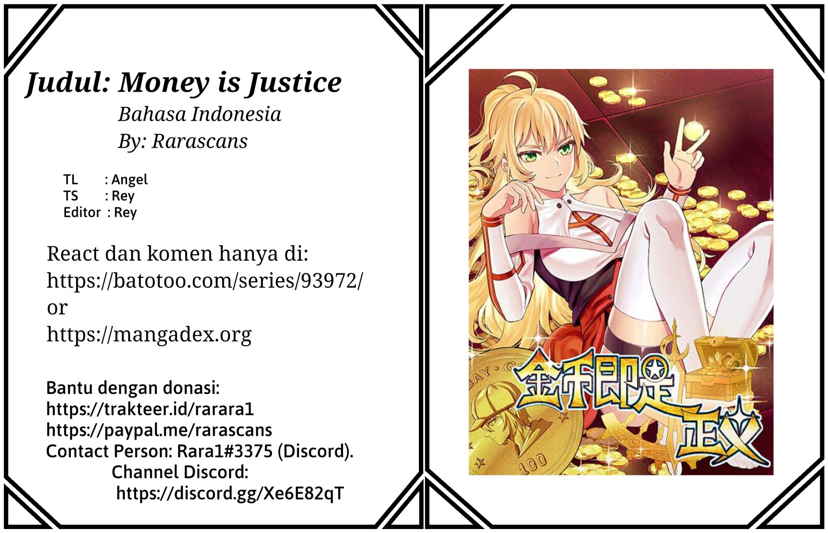 Money Is Justice Chapter 04 Gambar 1
