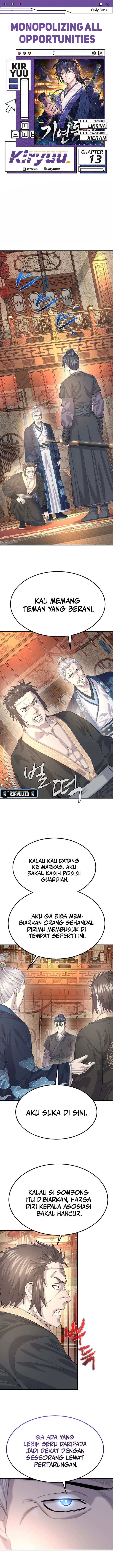 Monopolizing All Opportunities Chapter 13 Gambar 1