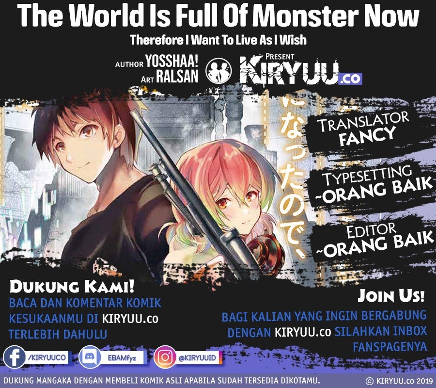 Monster ga Afureru Sekai ni Natta Node, Suki ni Ikitai to Omoimasu (The World Is Full of Monsters Now, Therefore I Want to Live as I Wish) Chapter 08 Gambar 1