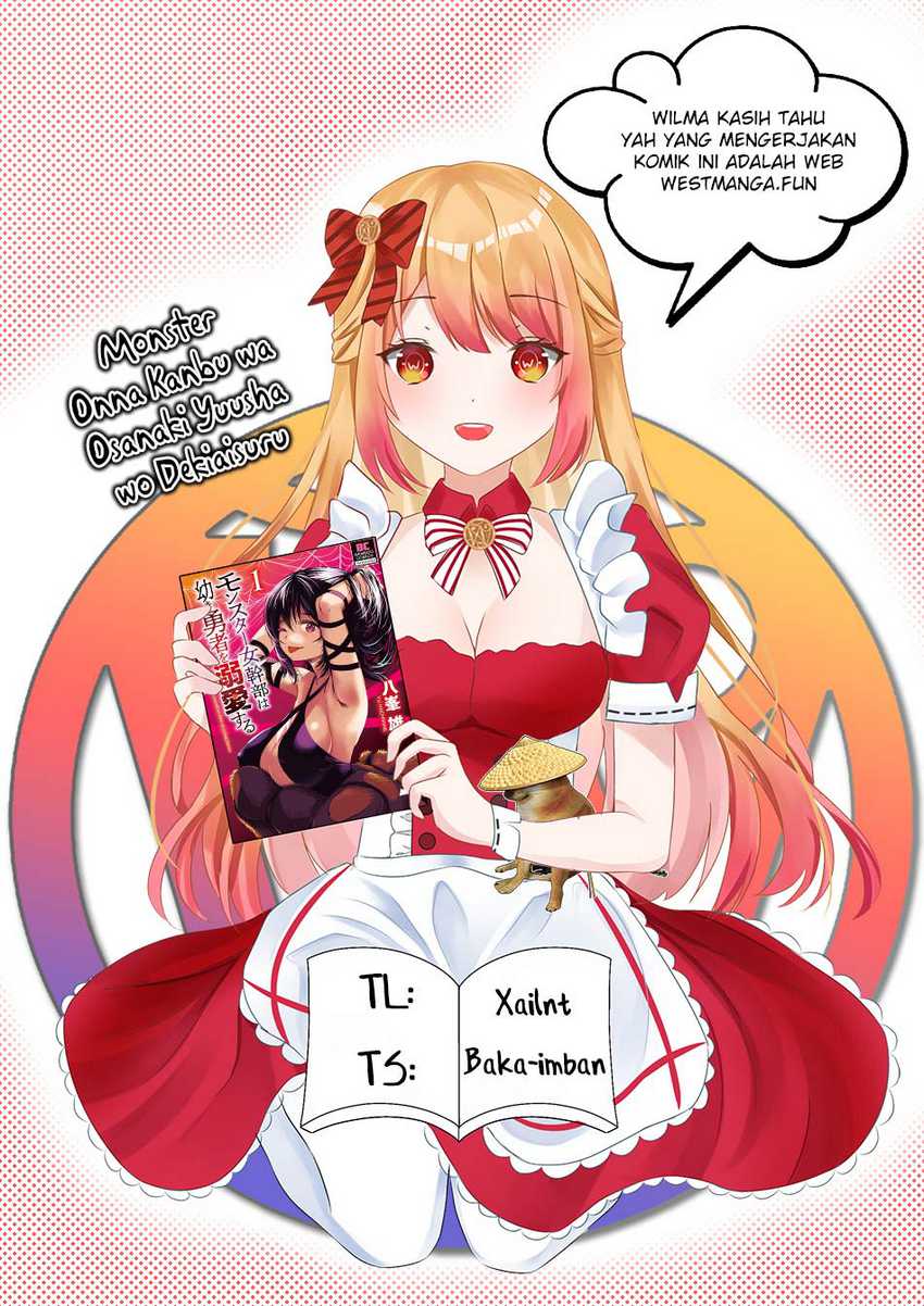 Monster Onna Kanbu wa Osanaki Yuusha wo Dekiaisuru Chapter 02 Gambar 1