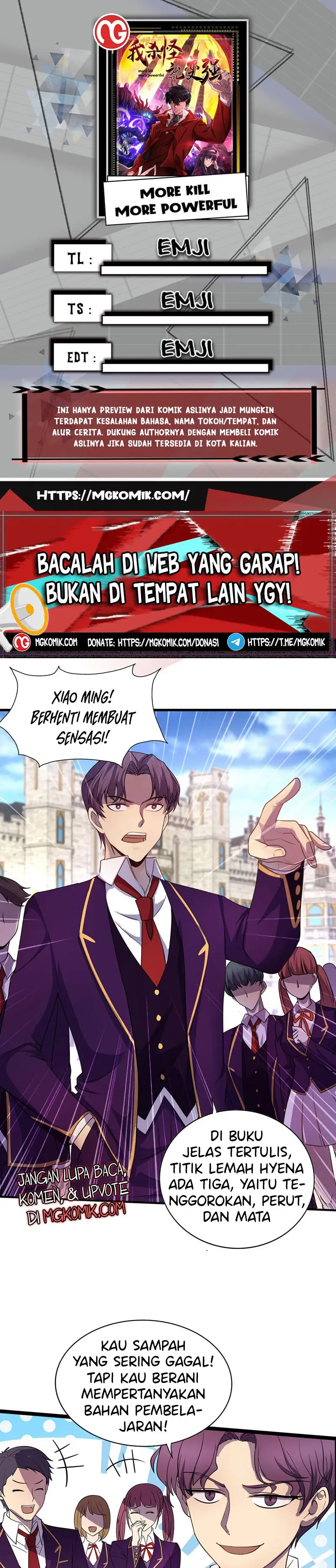 More Kill More Powerful Chapter 04 Gambar 1