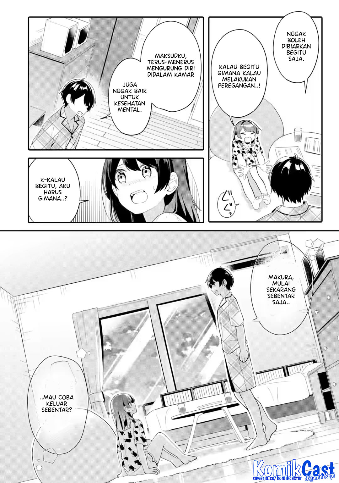 Muboubi Kawaii Pajama Sugata no Bishoujo to Heya de Futarikiri Chapter 07 Gambar 29