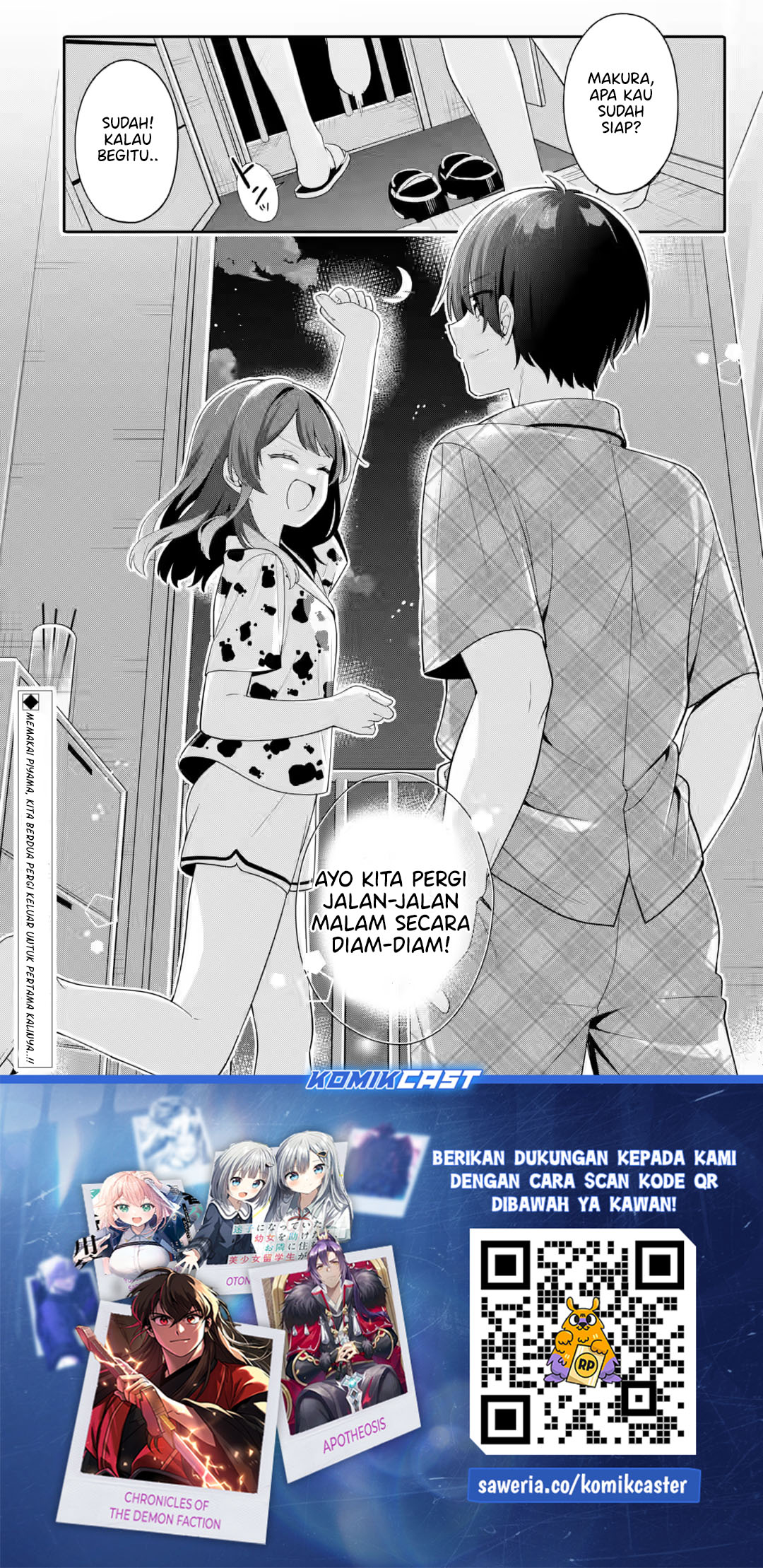 Muboubi Kawaii Pajama Sugata no Bishoujo to Heya de Futarikiri Chapter 07 Gambar 33
