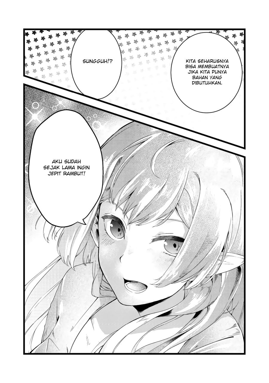 Mujintou De Elf to Kyoudou Seikatsu Chapter 04.2 Gambar 18
