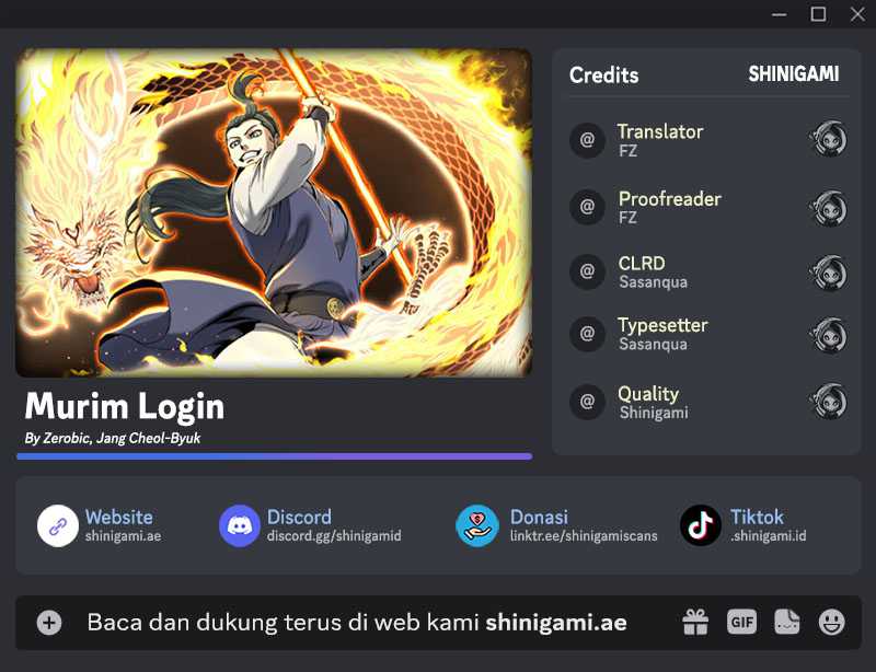 Murim Login Chapter 190 Gambar 1