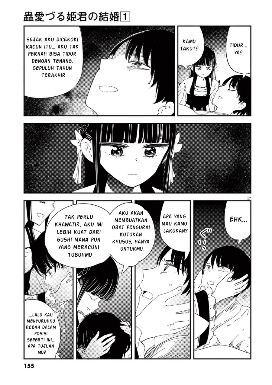Mushi Mezuru Himegimi no Kekkon Chapter 06 Gambar 18