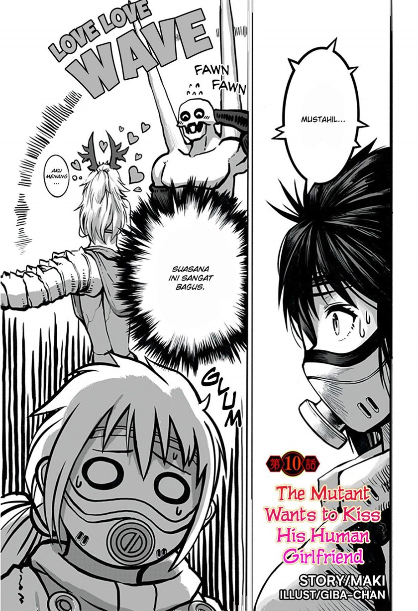 Mutant wa Ningen no Kanojo to Kisu ga Shitai Chapter 10 Gambar 2
