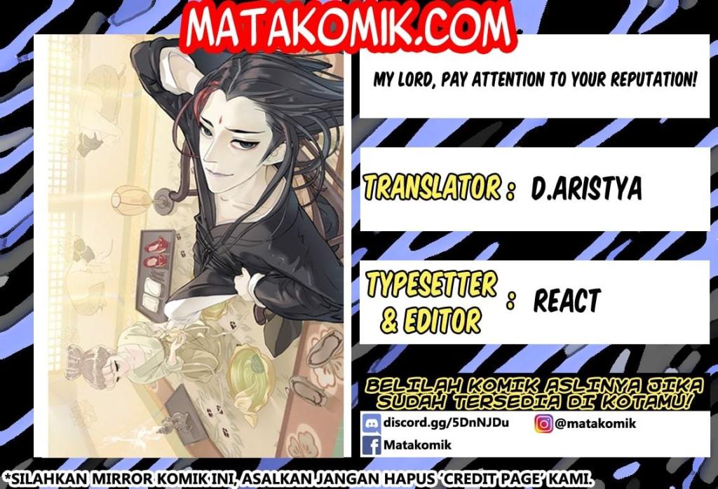 My Lord, Pay Attention to Your Reputation! Chapter 05 Gambar 1