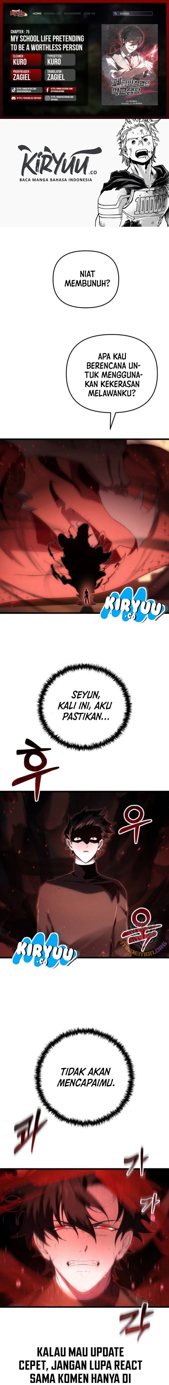 My School Life Pretending to Be a Worthless Person Chapter 75 Gambar 1