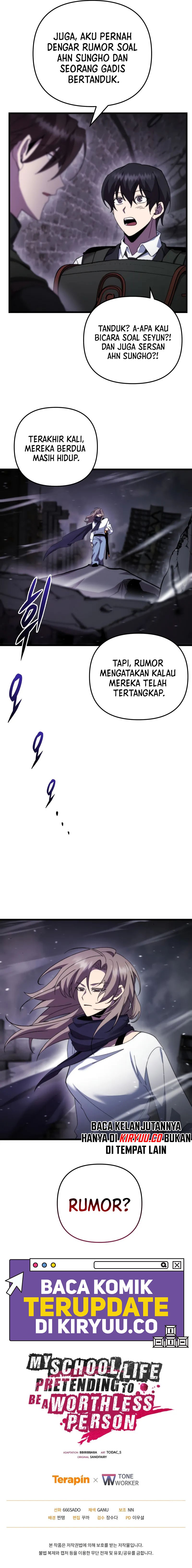 My School Life Pretending to Be a Worthless Person Chapter 100 Gambar 13