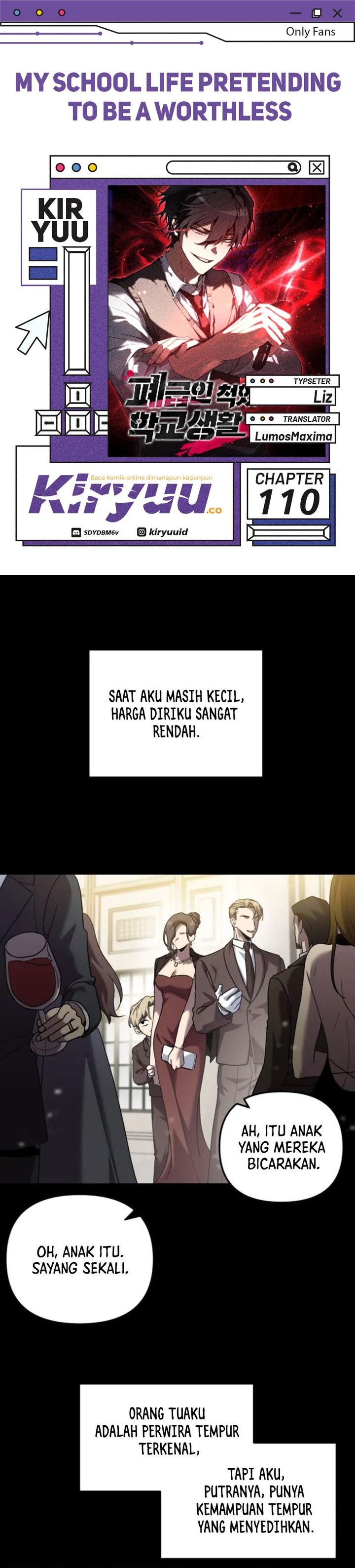 My School Life Pretending to Be a Worthless Person Chapter 110 Gambar 1