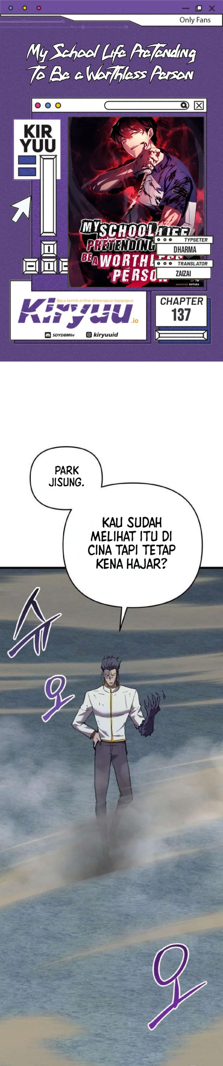 My School Life Pretending to Be a Worthless Person Chapter 137 Gambar 1