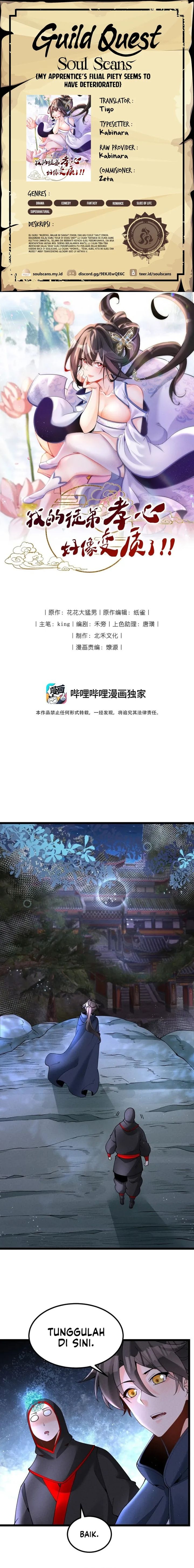 My Apprentice’s Filial Piety Seems To Have Deteriorated Chapter 42 Gambar 1