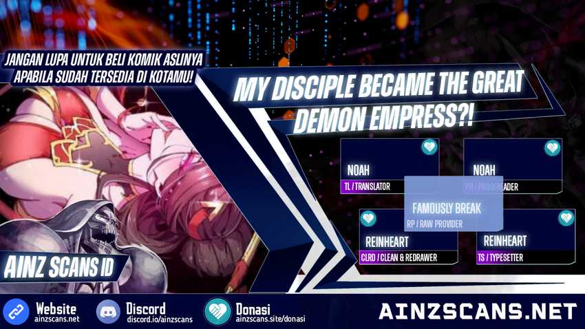 My Disciple Became The Great Demon Empress?! Chapter 09 Gambar 1