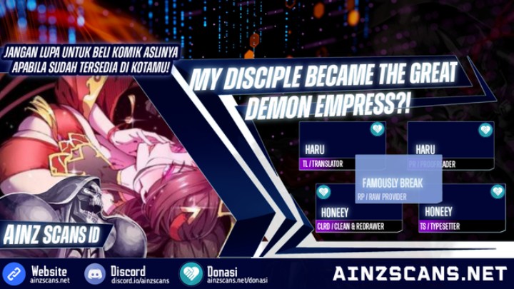 My Disciple Became The Great Demon Empress?! Chapter 19 Gambar 1