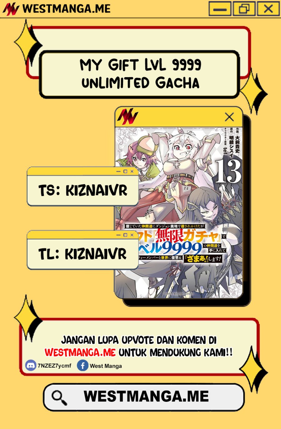 My Gift LVL 9999 Unlimited Gacha Chapter 176 Gambar 1