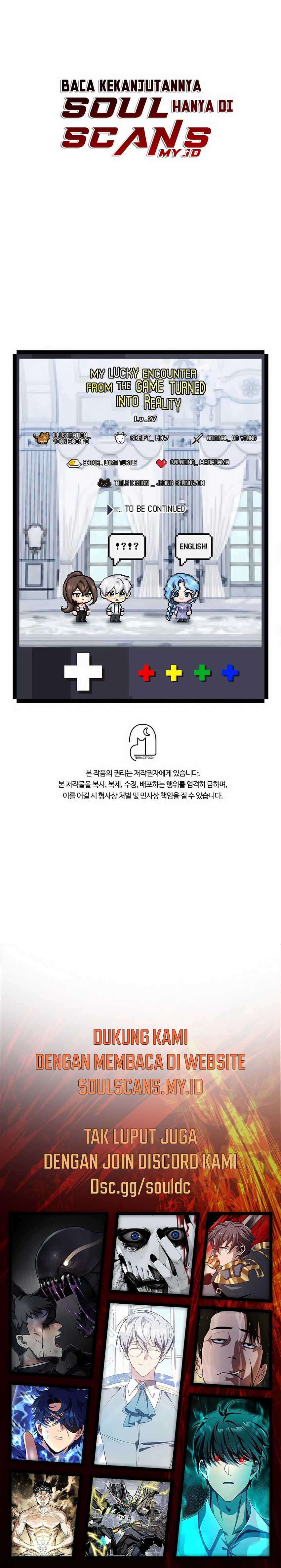 My Lucky Encounter From the Game Turned Into Reality Chapter 27 Gambar 17