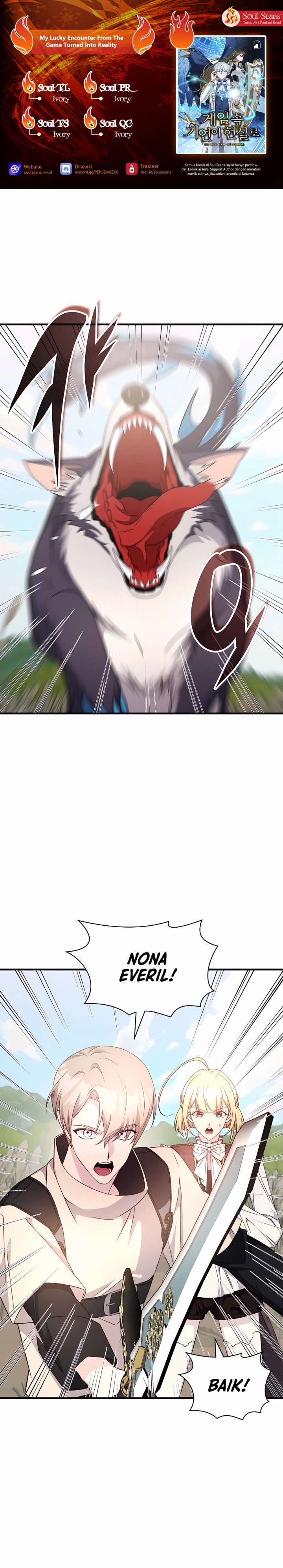 My Lucky Encounter From the Game Turned Into Reality Chapter 45 Gambar 1