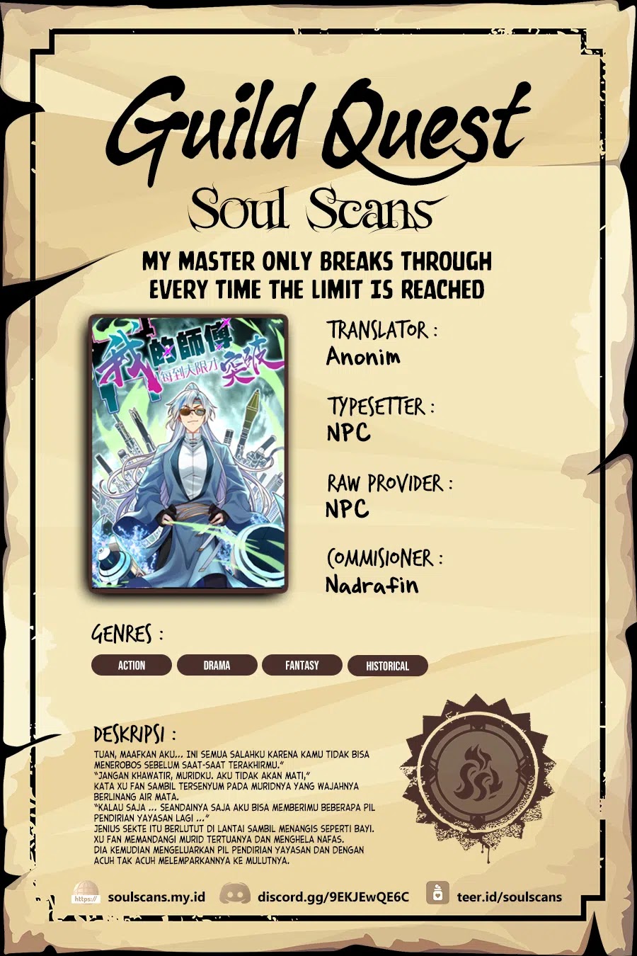 My Master Only Breaks Through Every Time the Limit Is Reached Chapter 101 Gambar 1