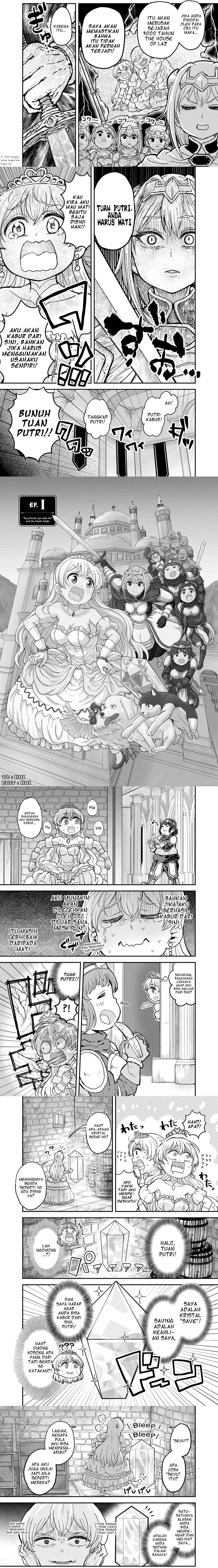 “My Princess You Must Die!” Said the Female Knight Chapter 01 Gambar 2