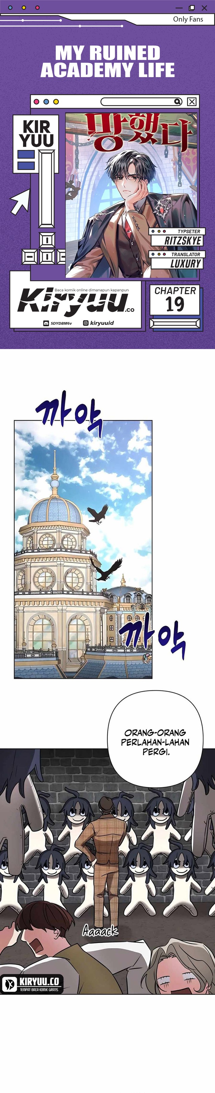 My Ruined Academy Chapter 19 Gambar 1